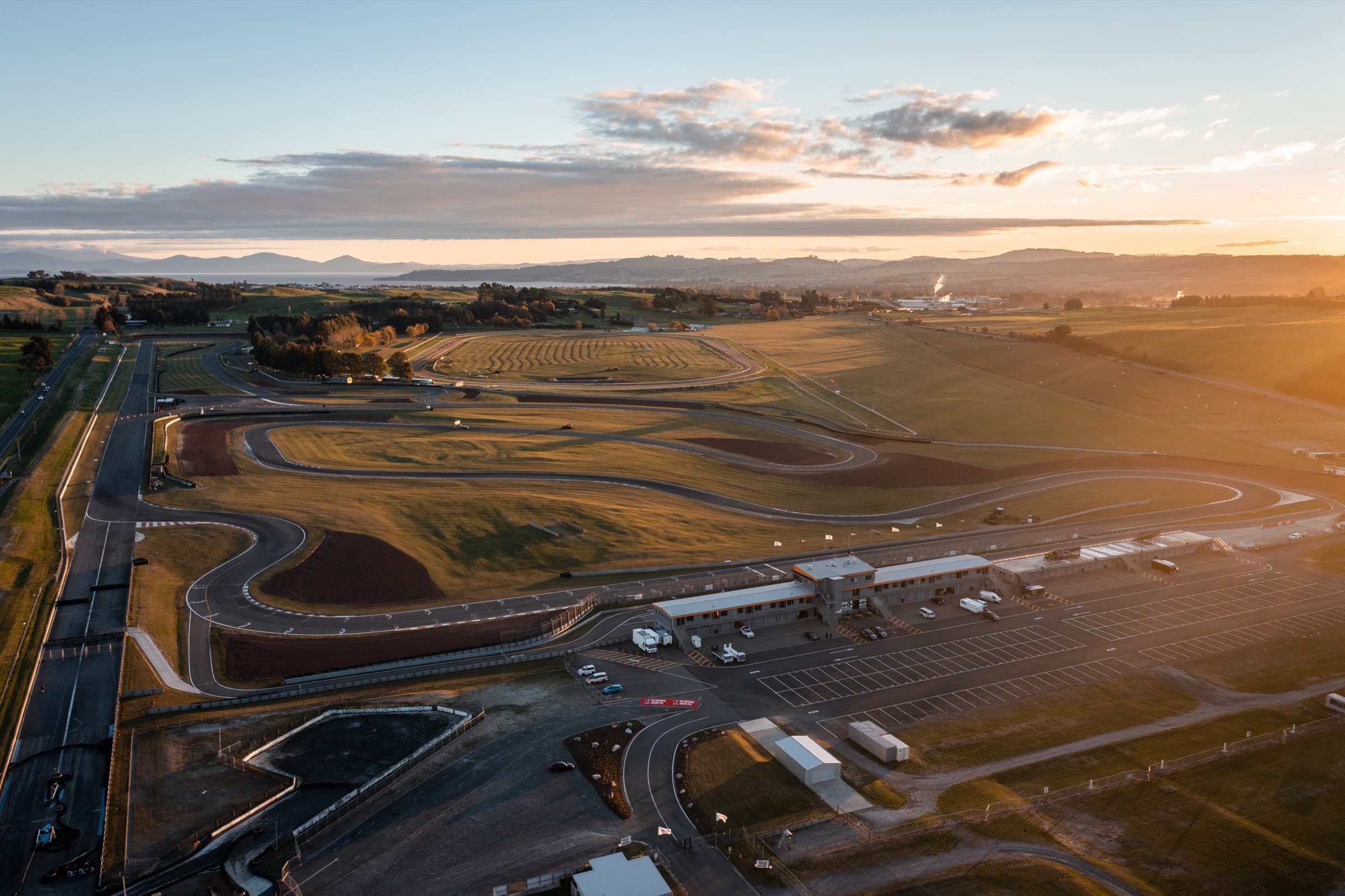 Racing at Taupo International Motorsport Park